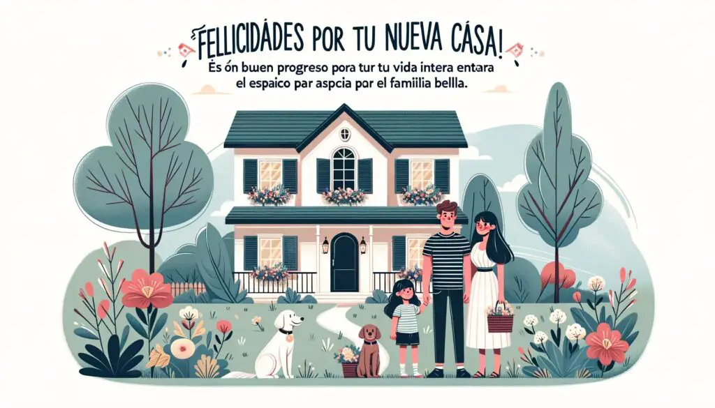 ¡Felicidades! Deseándole mucha felicidad, diversión y risas en su nueva casa.

