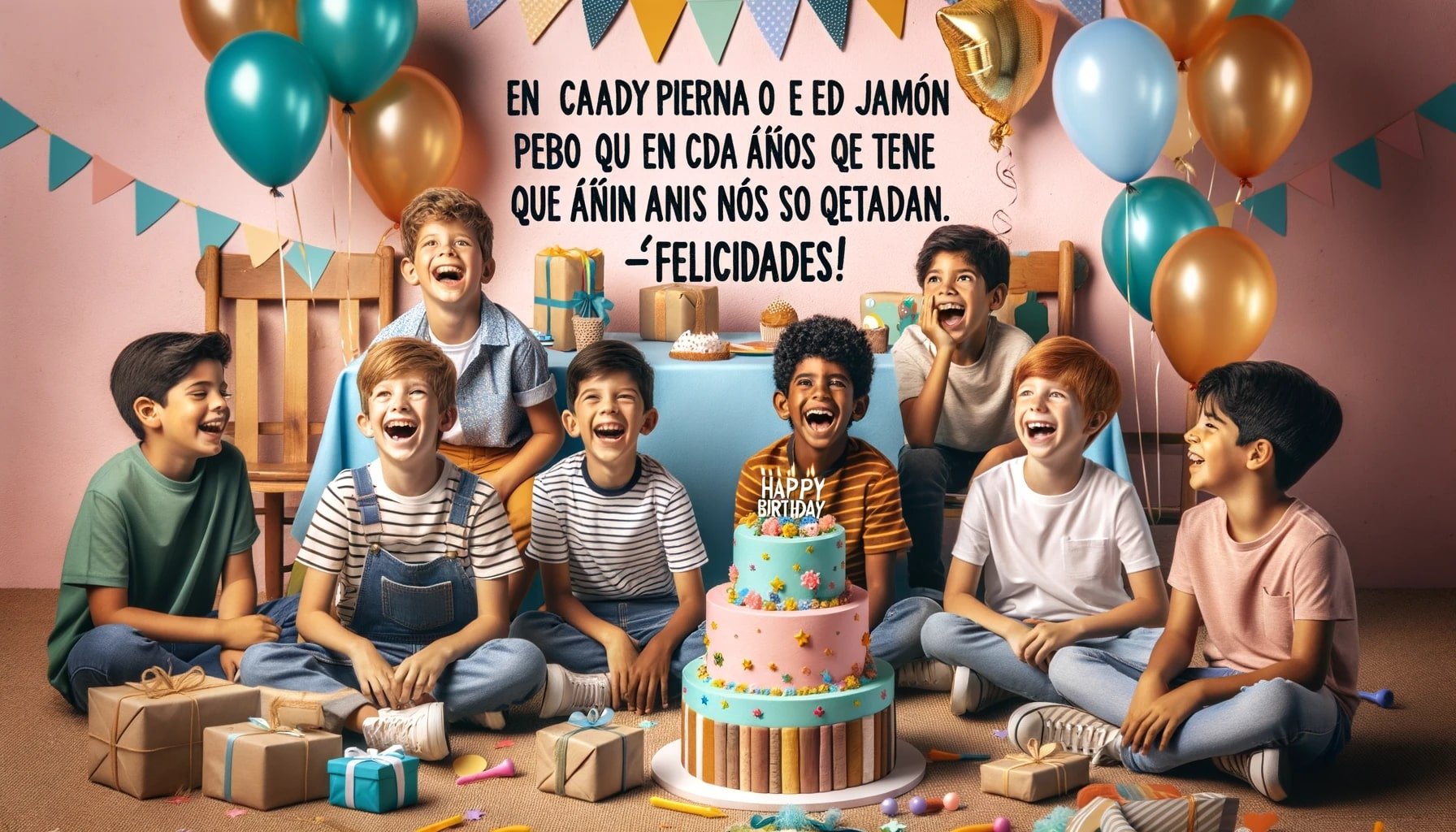 En cada pierna o en cada jamón, pero qué buenos los años que tenemos y que aún nos quedan. ¡Felicidades!