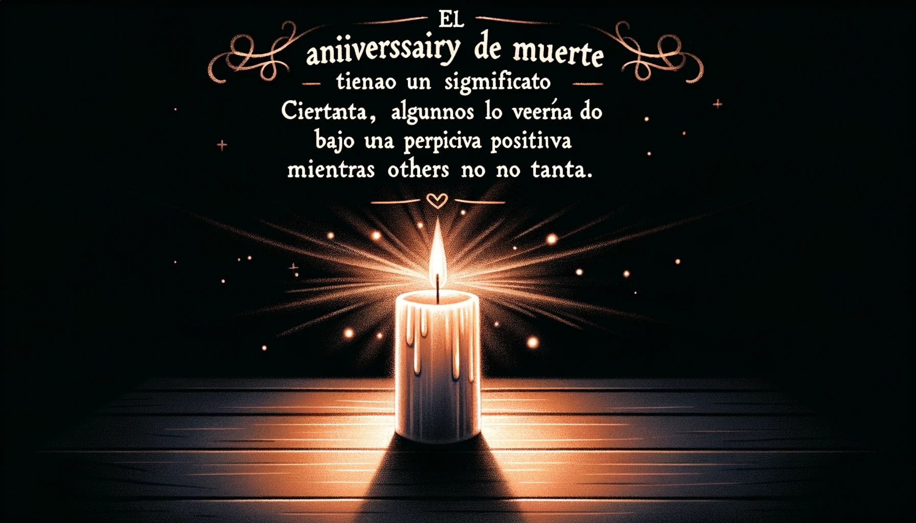 El aniversario de muerte tiene un significado distinto para cada persona. Ciertamente, algunos lo verán bajo una perspectiva positiva mientras otros no tanto.