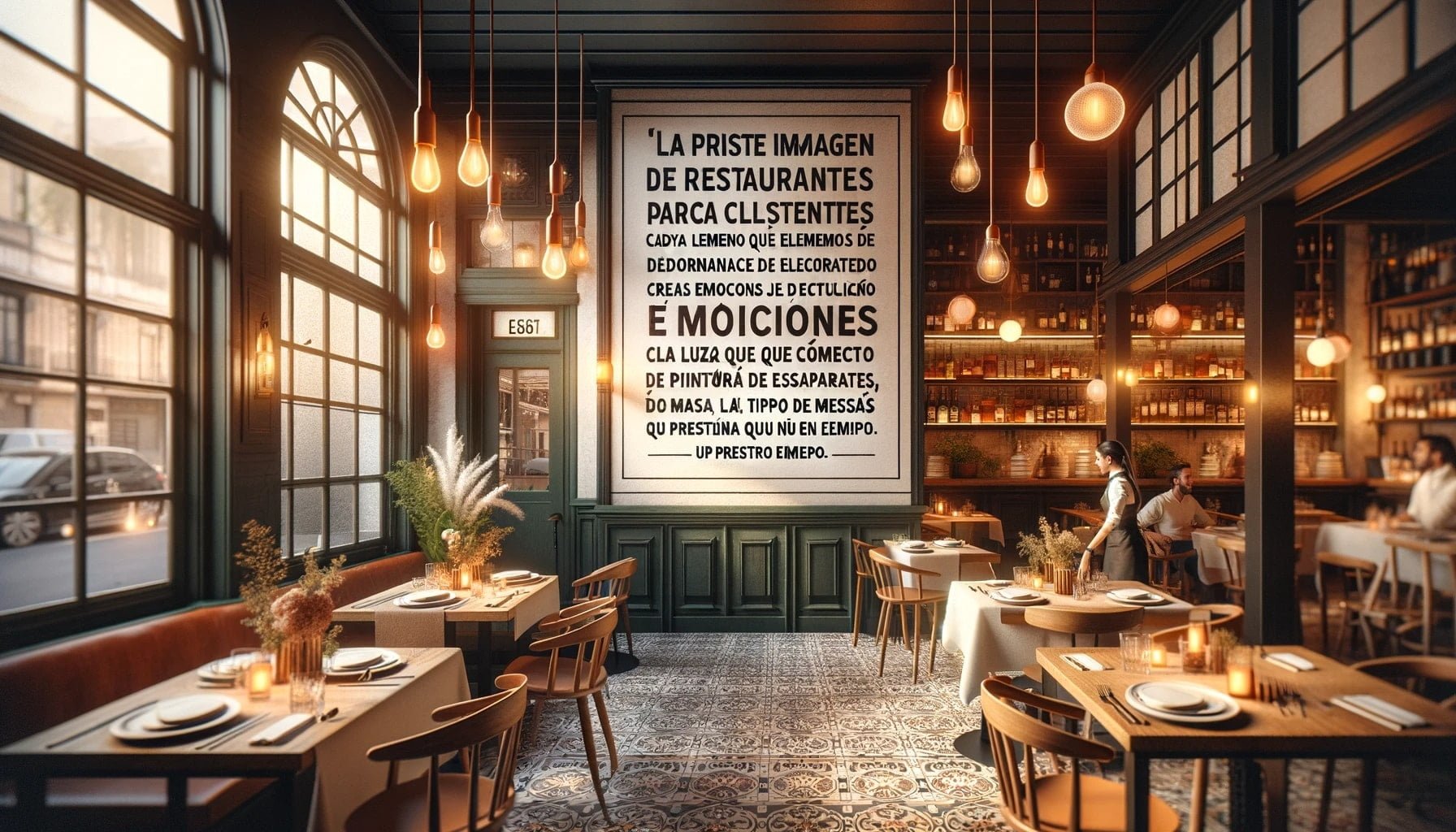 La primera imagen que ofrece un restaurante es determinante a la hora de crear emociones y conectar con el cliente