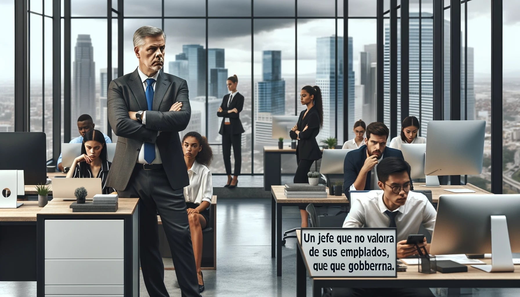 Un Jefe que no valora a sus empleados, no valora el estado que gobierna.