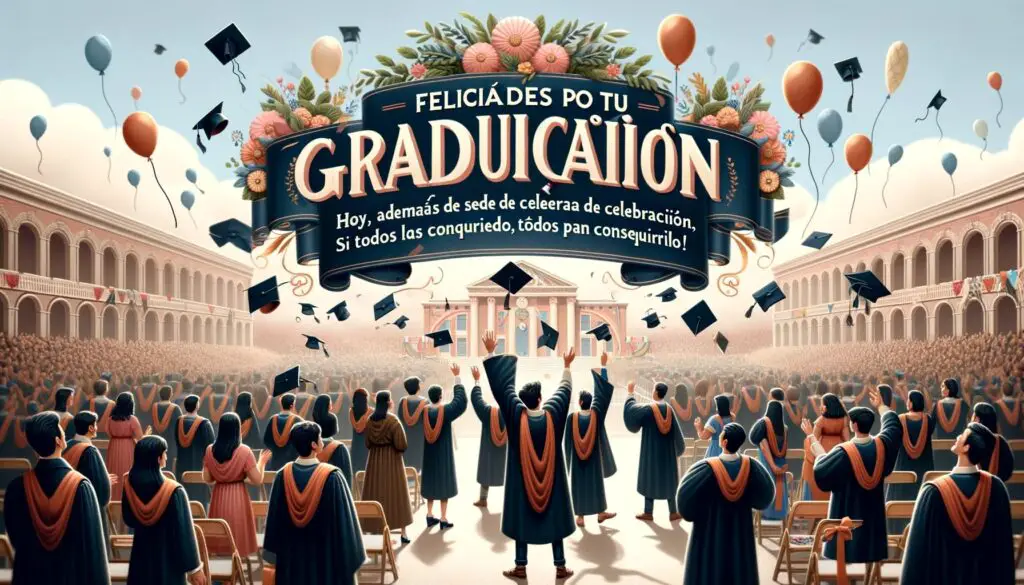 Sí, lo has hecho estupendamente, ya eres graduado, enhorabuena, mis mejores deseos, bla, bla, bla… ¡pero ahora invítanos a una copa!
