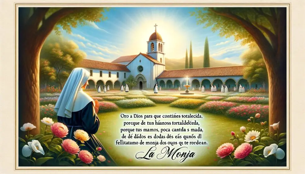 Gracias a tu servicio como monja Dios te otorga bendiciones en abundancia, espero llenen tu presente, tu futuro y cada momento de tu vida, para que todo sea prosperado ¡Feliz cumpleaños!

