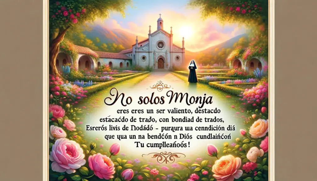 Cuando esperas que la voluntad de Dios se cumpla, todo en ti se llena de gozo, paz y bendiciones ¡Recibe tus mejores bendiciones en tu cumpleaños, monja!

