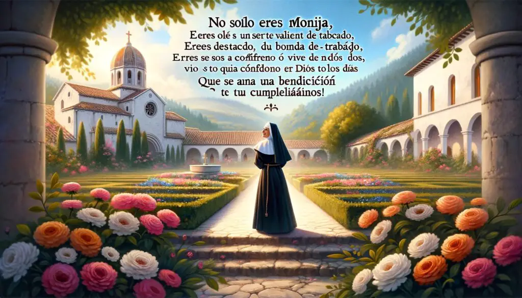 Fuiste creada por un propósito, ser una monja ejemplar y dispuesta al servicio de la comunidad, con tus oraciones has ayudado a muchos ¡Que grande eres! Bendiciones en tu cumpleaños!

