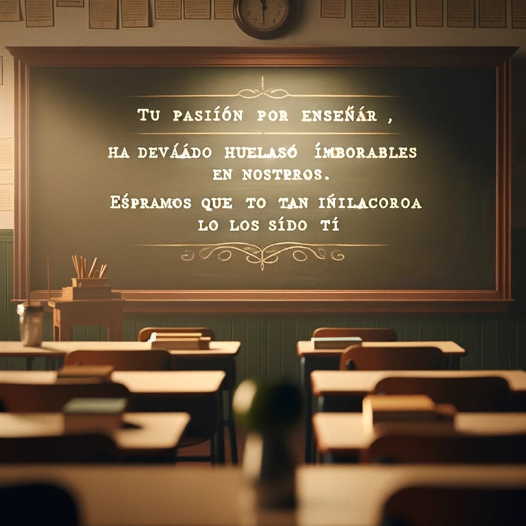 El eco de tus palabras seguirá sonando en las aulas, guiando a futuras generaciones. ¡Que tengas una jubilación llena de felicidad!.
