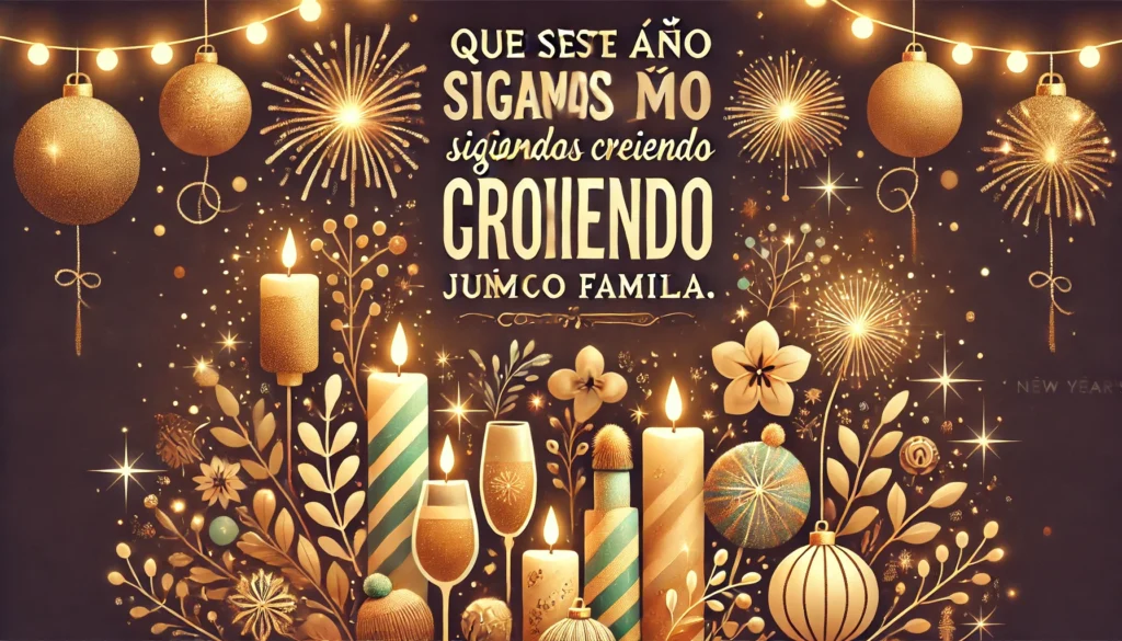 A mi familia, el mayor regalo de todos. Que el 2025 nos regale salud, momentos de felicidad y muchas bendiciones.
