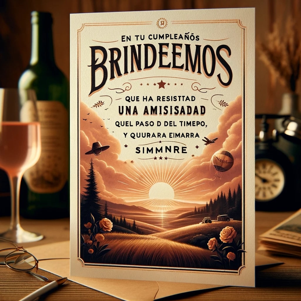 Cumplir años no es solo celebrar un año más de vida. También es reflexionar y agradecer todo lo logrado hasta ahora. Tuviste un año de más sabiduría, más amor, más sonrisas y más alegría. Aprende de todo lo que has pasado y disfruta de todo este crecimiento.

