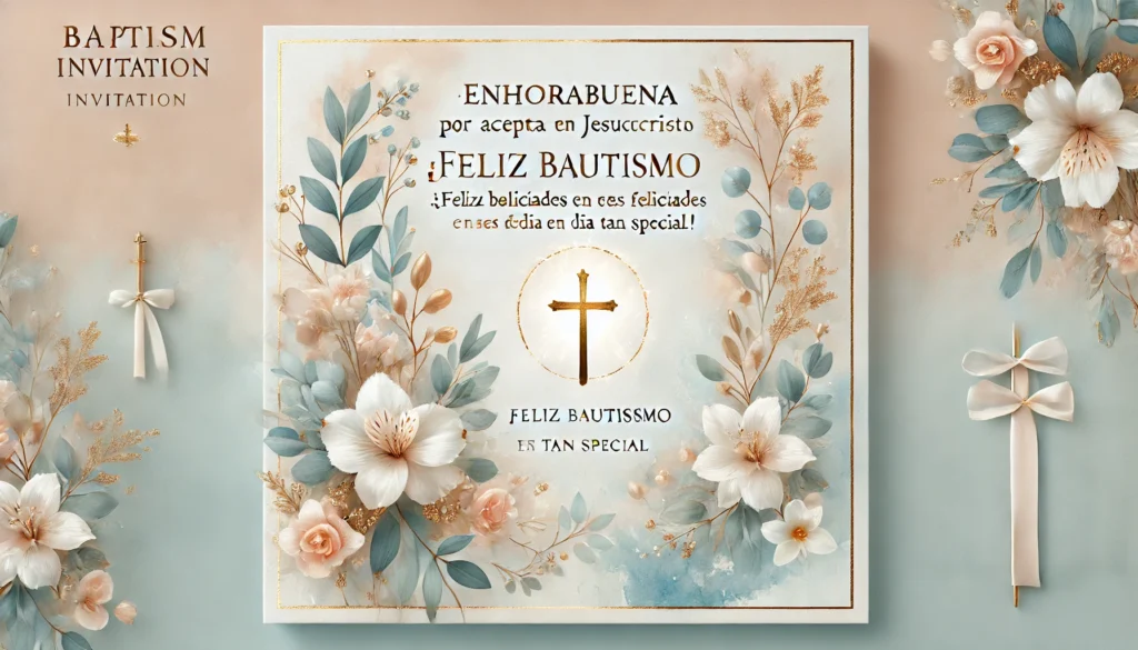 Un momento lleno de bendiciones nos espera. Ven y acompáñanos en el bautizo, será un día que quedará en nuestros corazones.

