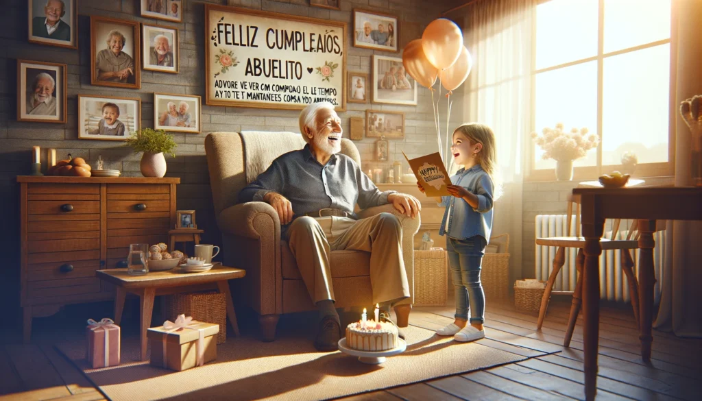 ¡Feliz cumpleaños, abuelo! Eres la persona con el corazón más bondadoso que nunca conocí, y no paro de aprender de ti.
