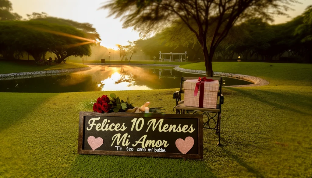 Nuestro corazón nos unió y en estos 10 meses juntos el amor que sentimos el uno por el otro, creció. Felices 10 meses de novios. Te amo con todo el corazón…

