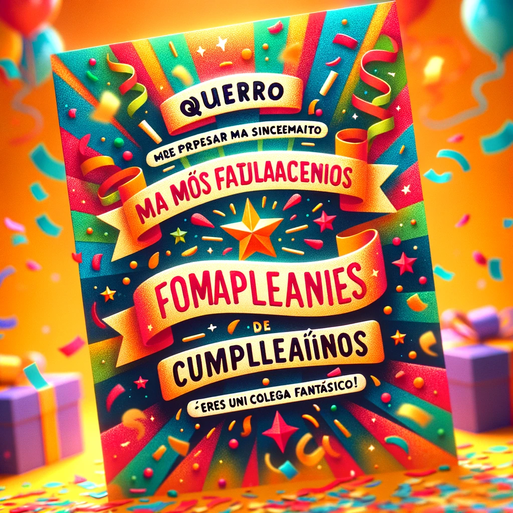 Gracias por los dulces deseos de cumpleaños, colega. Tus palabras me han llegado al corazón.
