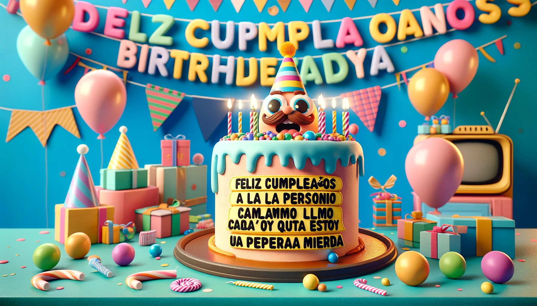 ¿Cómo abrió Papá Oso su regalo de cumpleaños? ¡Con sus manos de oso! Pensé que disfrutarías esta insoportable broma de papá en tu cumpleaños. ¡Que lo pases genial!