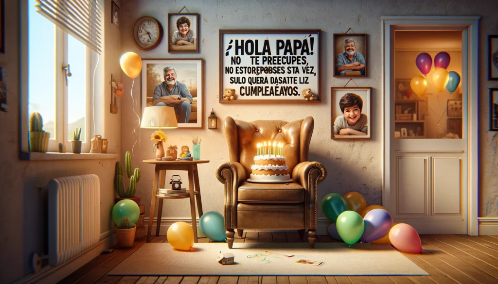 Feliz cumpleaños a un hombre de pocas palabras… o como me gusta llamarte, Silencioso pero papá.
