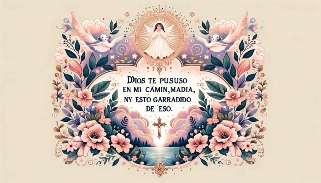 2.Me has visto crecer, me has acompañado en todo momento, eres mi segunda madre y estoy agradecido con Dios porque te tengo a mi lado.

