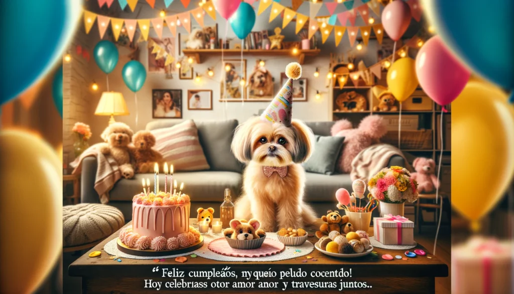 Hoy es el cumpleaños de mi fiel compañero de cuatro patas. ¡Que este año esté lleno de lambidas, juegos y mimos!
