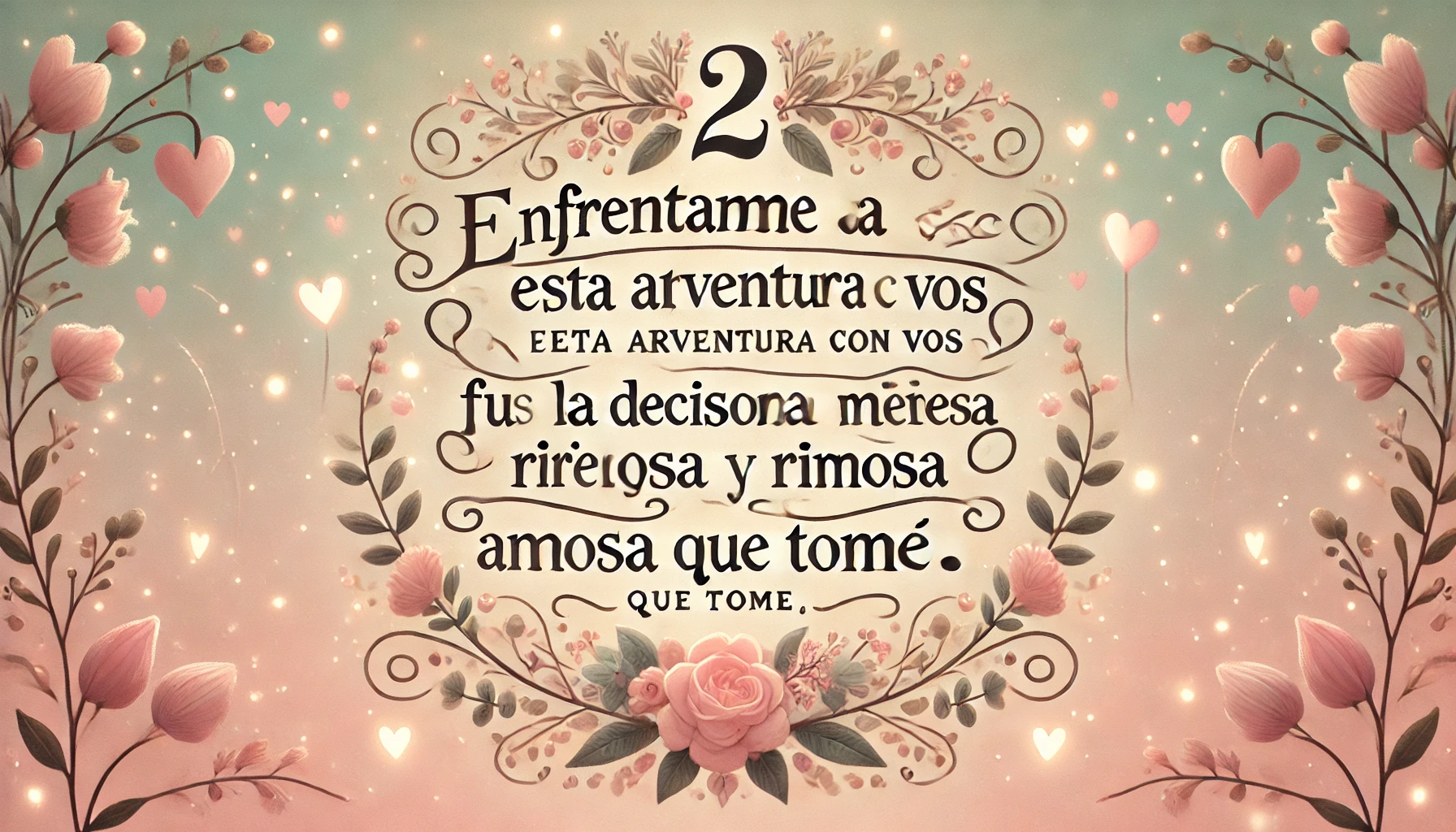 3. Recuerdo el primer día que te conocí y me pongo feliz de saber que hoy te amo mil veces más.