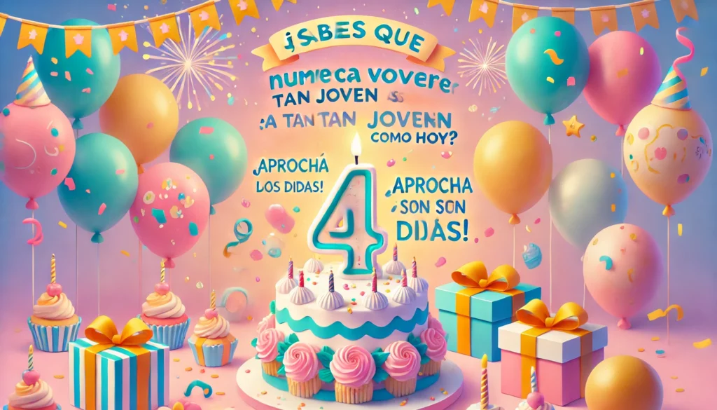 ¡Felicidades! Ríe a la vida como tú sabes, rodéate de los tuyos, y sigue siendo igual de extraordinaria.
