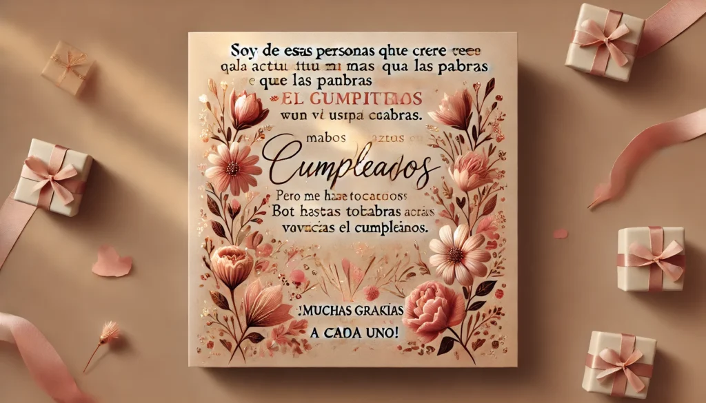 30 Conmovedoras Cartas de Cumpleaños para una Persona Especial que Harán Llorar de Emoción 7 Debería haber envejecido un año, pero vuestras palabras de cariño me hicieron sentir 10 años más joven: ¡muchas gracias! 🎂🎈😘