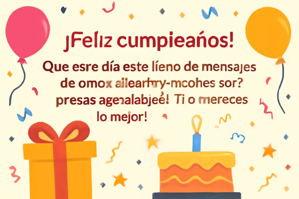 36 Felicitaciones de Cumpleaños para Chicos Jóvenes: Mensajes Especiales 5 ¡Que los cumplas feliz! 🎈 Te deseo un día lleno de momentos inolvidables y un año repleto de logros y alegrías. ¡Abrazo enorme!