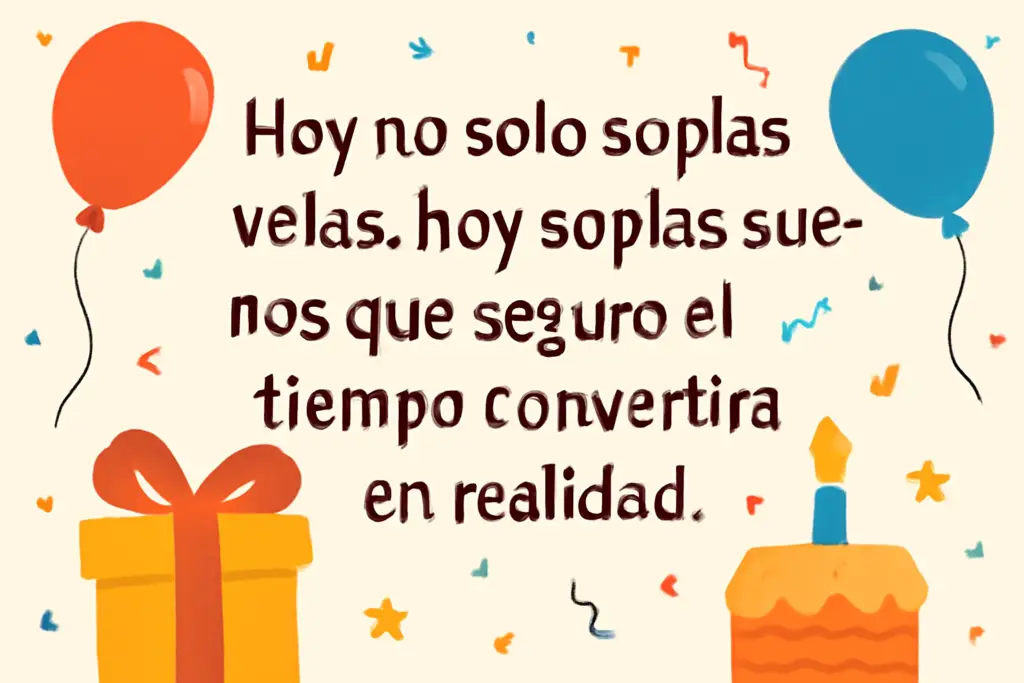 36 Felicitaciones de Cumpleaños para Chicos Jóvenes: Mensajes Especiales 9 Eres como ese verso de una canción: nadie sabe cómo terminó allí, pero todos agradecen que exista. ¡Feliz cumple!
