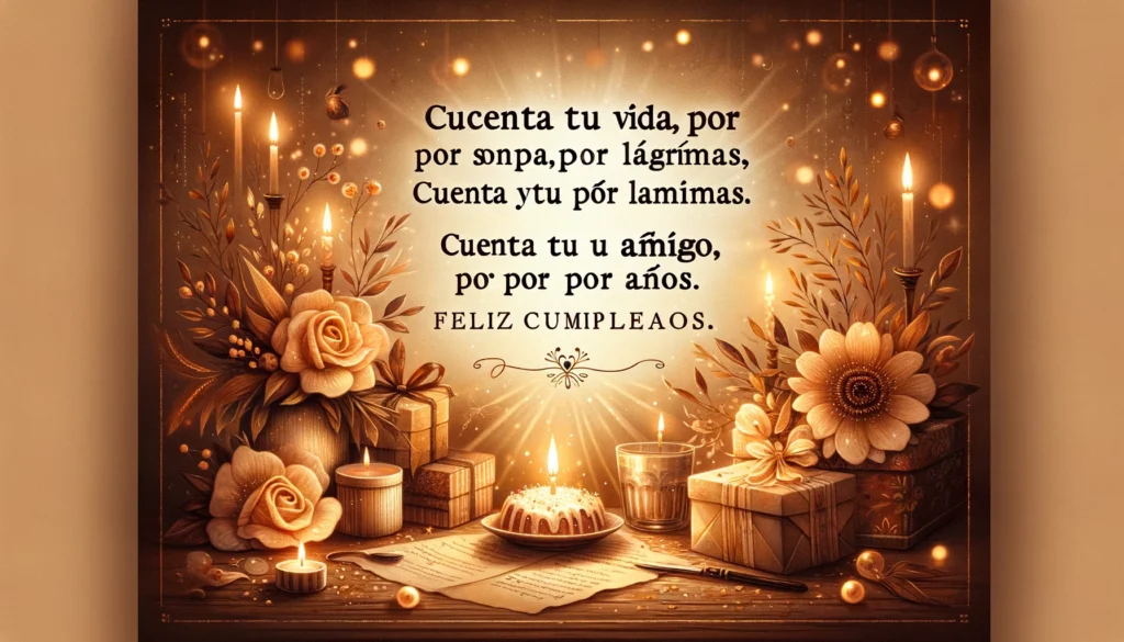 ¡Feliz cumpleaños! Tu vida está a punto de acelerar y despegar hacia la estratosfera. Ponte el cinturón de seguridad y disfruta del viaje. Feliz cumpleaños.
