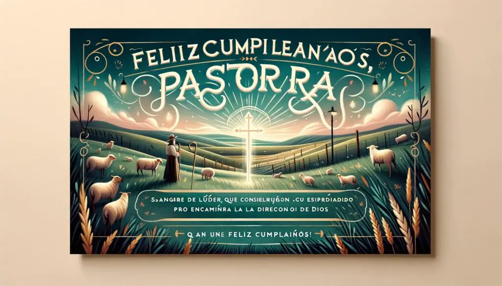 es saber que hoy es el inicio de un año más de sabiduría y experiencia como Pastora ¡Disfruta cada día como tu primer día! ¡Felicidades!