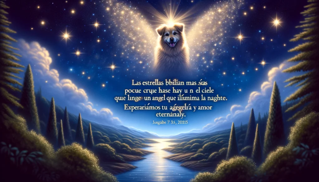 "Hoy te dejé ir físicamente, pero tu amor y recuerdos vivirán eternamente en mi corazón. Adiós, mi fiel amigo."
