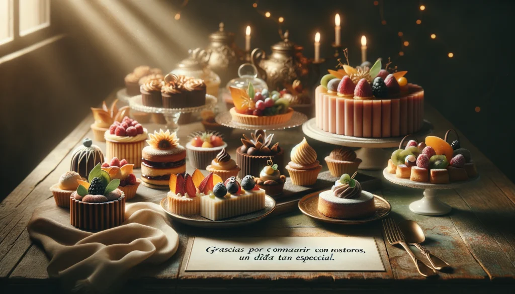Dulces Delicias: 23 Frases Inspiradoras sobre Postres para Endulzar tu Vida 3 4. Gracias por hacer que nuestro nuevo principio sea tan feliz.