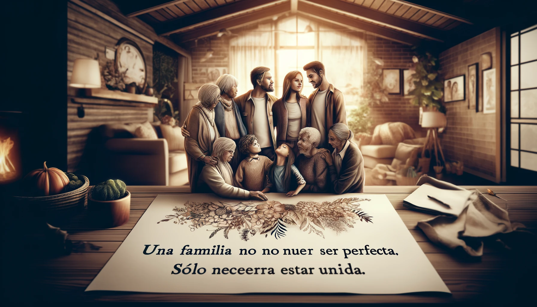 Tener un lugar a donde ir es un hogar. Tener alguien a quien amar es una familia. Tener ambos es una bendición.