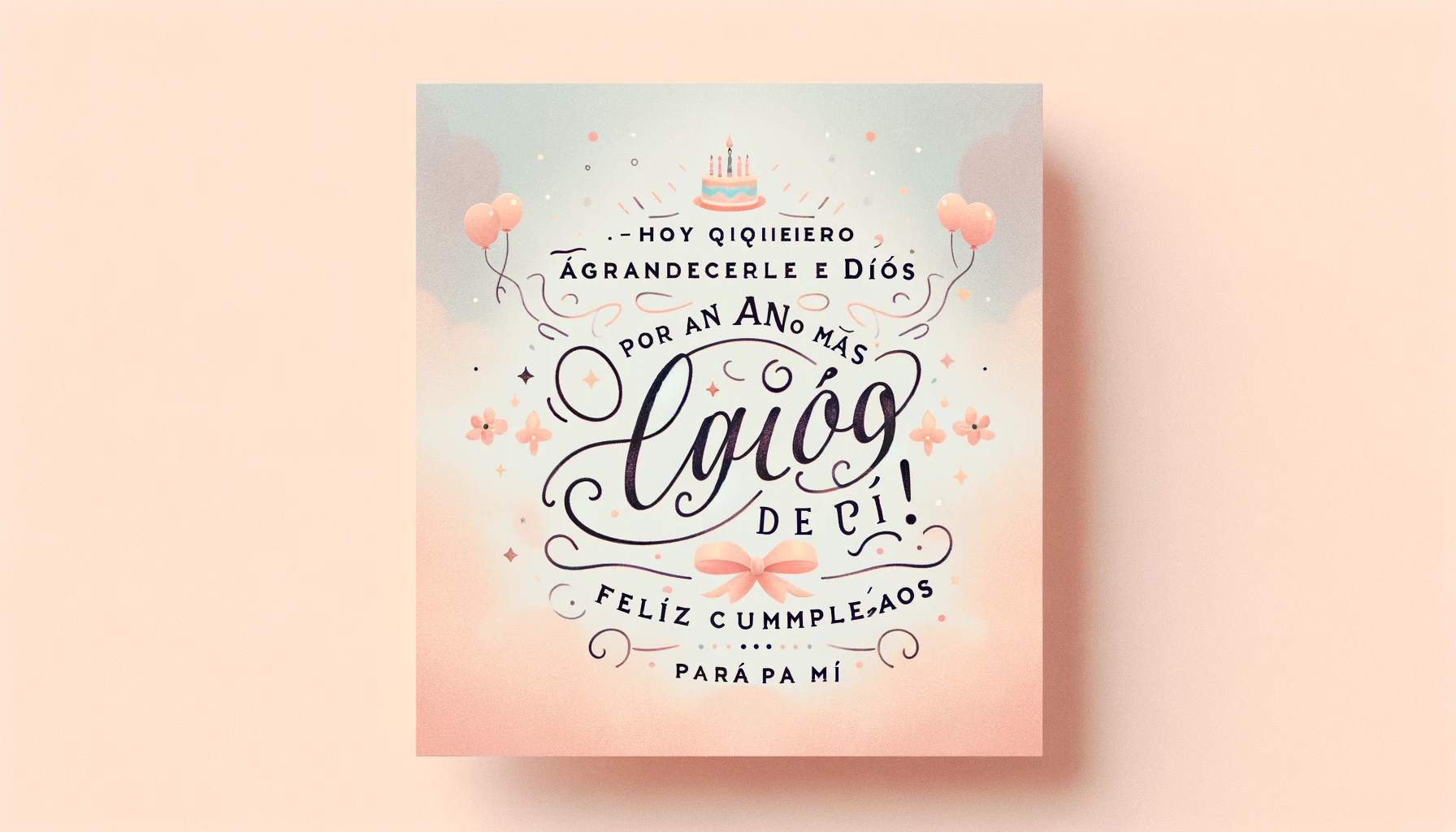 Un pastel relleno de amor, globos de felicidad, decoraciones de cariño e invitados amados: la celebración perfecta. ¡Feliz cumpleaños para mí!