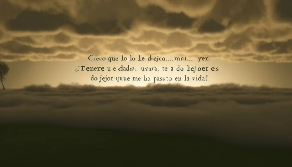 ¿Sabes qué? A tu lado soy feliz. ¡Te quiero!
