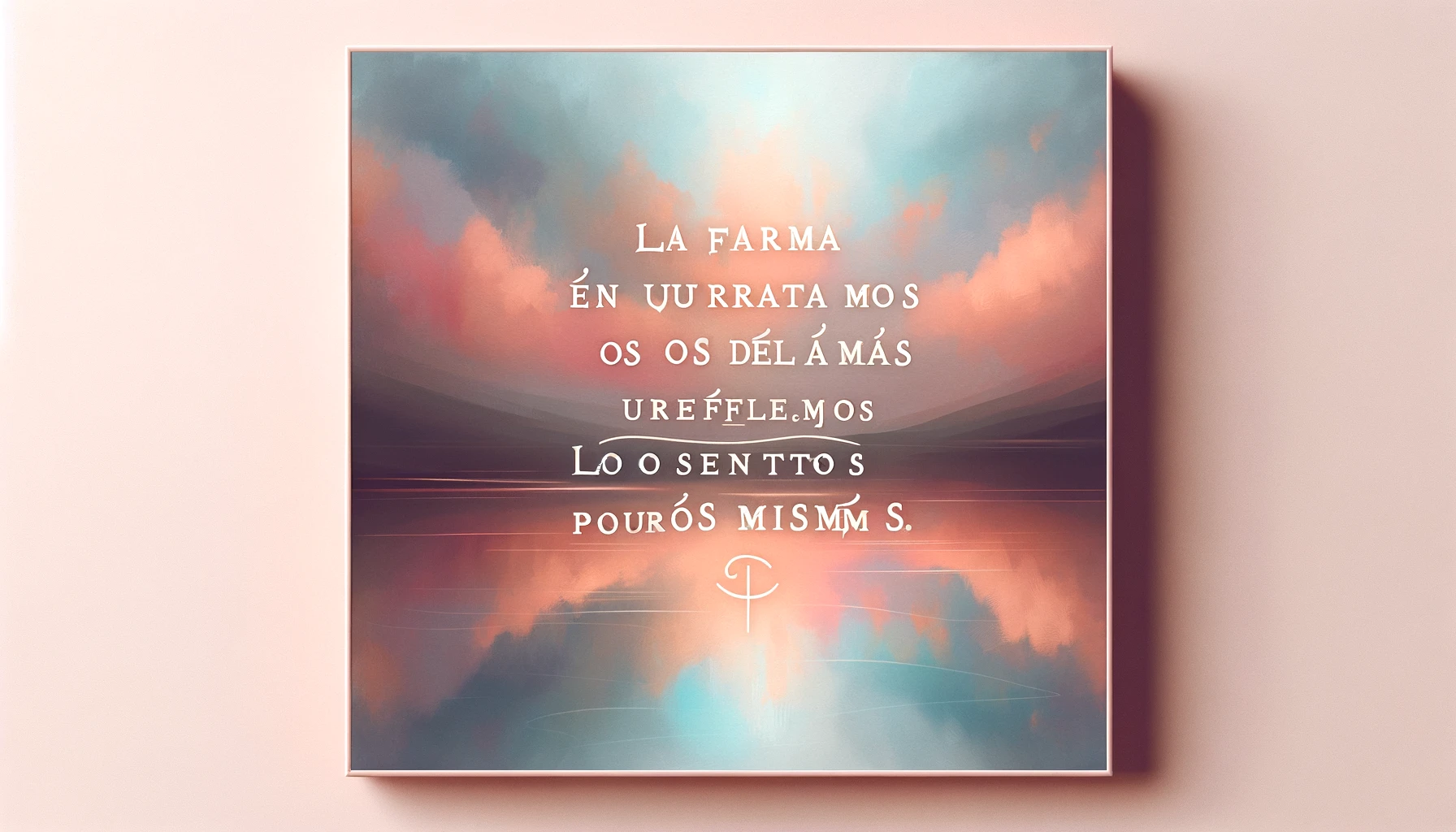 “El negro no es solo la ausencia de luz. Es una mezcla de muchas cosas. Por eso me equivoqué en lo que dije. No estás vacío, Logan. Estás lleno de colores.”