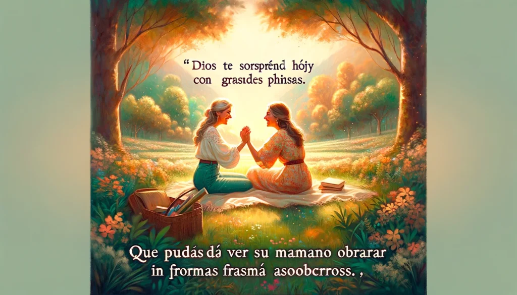 ¡Que Dios te conceda todo lo mejor en este día y que su presencia te acompañe en todo momento!

