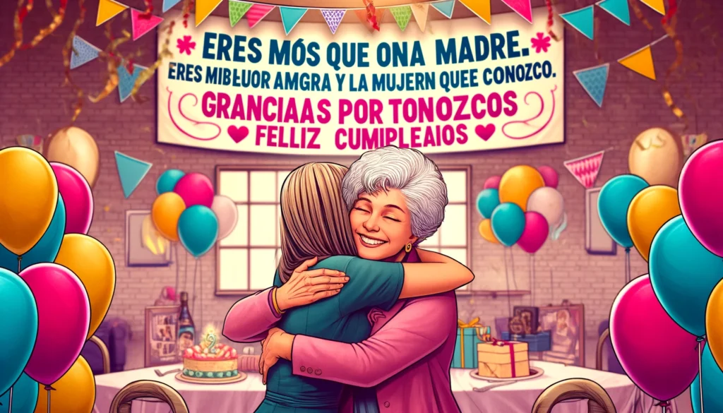 “Mamá, gracias por todo tu apoyo y tus inestimables lecciones de vida. Felicidades y que tengas el mejor cumpleaños”.

