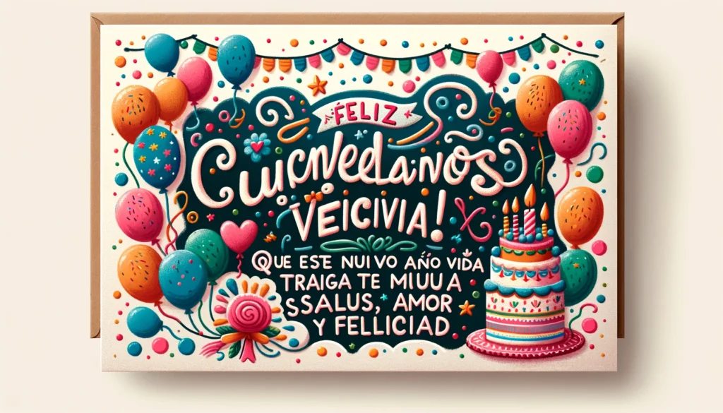 "De vecina a vecina, te deseo un cumpleaños lleno de momentos inolvidables."
