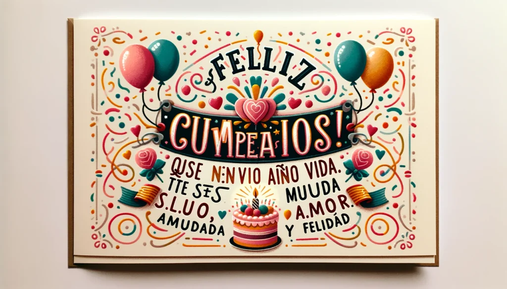 "¡Feliz cumpleaños! Como buena vecina, prometo no quejarme por el ruido de tu fiesta."
