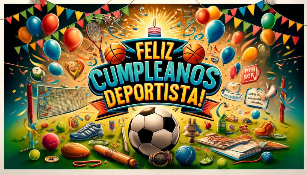 Feliz cumpleaños a alguien cuya pasión por el deporte es una inspiración para todos. ¡Sigue persiguiendo tus sueños y alcanzando tus metas!

