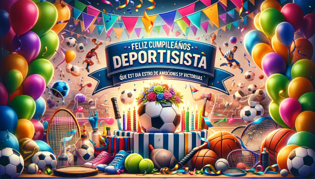 ¡Feliz cumpleaños al fanático más apasionado! Que tu día esté lleno de emociones deportivas y momentos de celebración.

