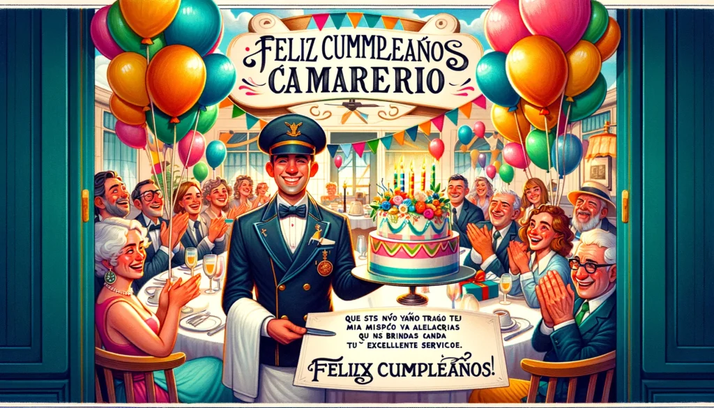 "En tu cumpleaños, no solo celebro a la mejor camarera, sino también a una gran amiga."
