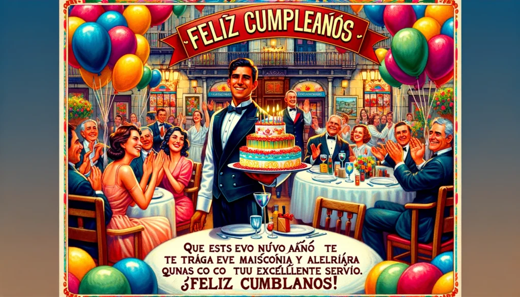 "¡Feliz cumpleaños! Espero que tu día esté lleno de risas, amor y mucha felicidad, al igual que tú nos das cada día en el café."
