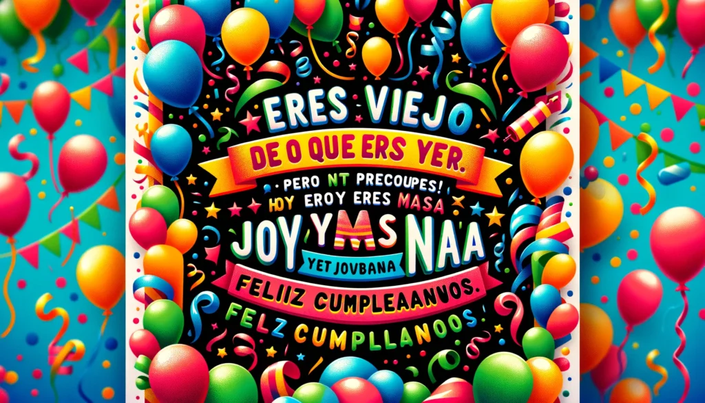 «Hoy celebramos la primera vez que lloraste desnudo en la cama de otra persona. La primera, no la última. ¡Feliz cumpleaños!».
