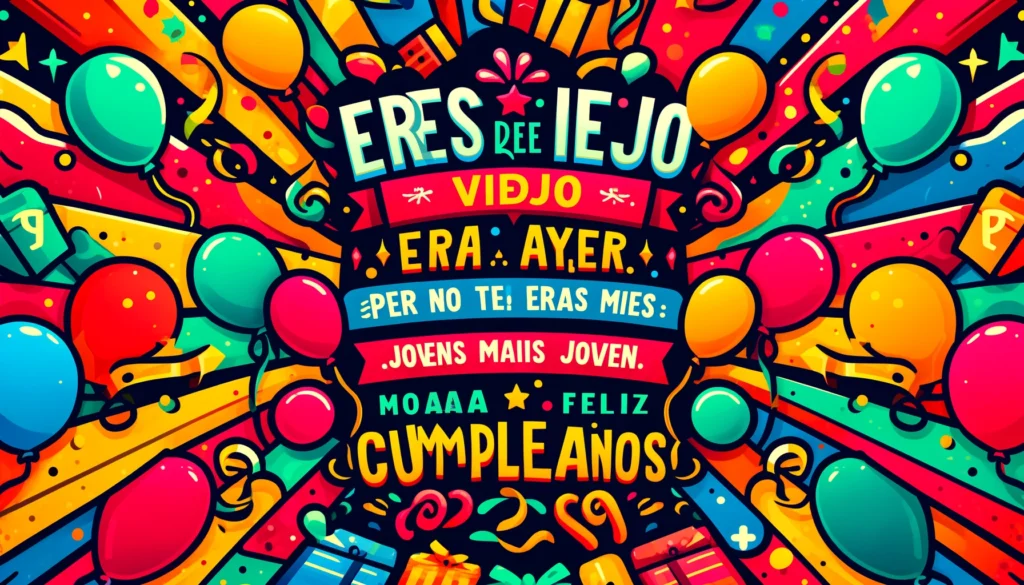 «¡Feliz cumpleaños! Hoy es el día en que el mundo recibió un regalo maravilloso… bueno, maravillosamente ruidoso y desordenado».
