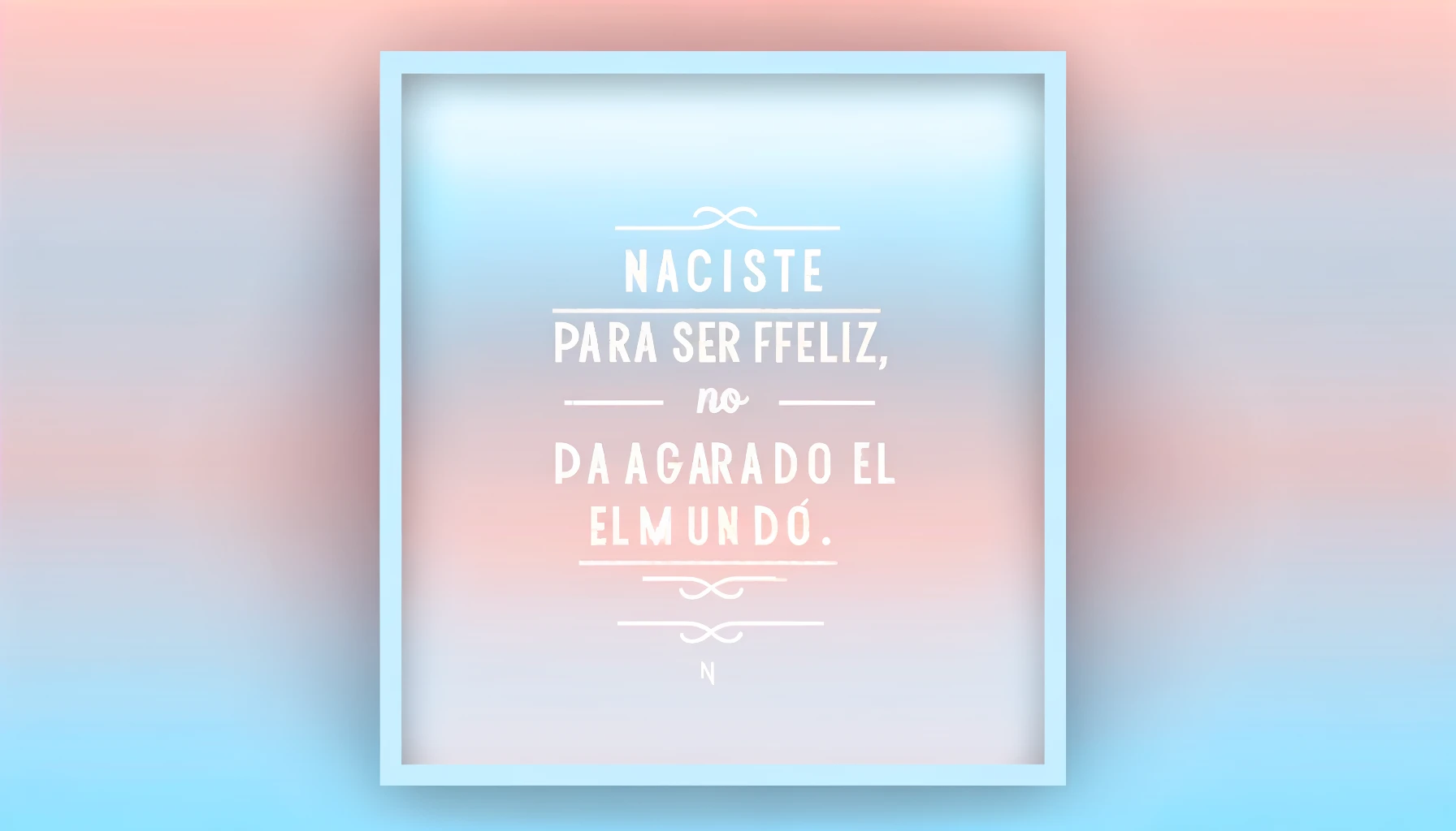 3. Estar solo es mejor que vivir de una ilusión. – Por amor