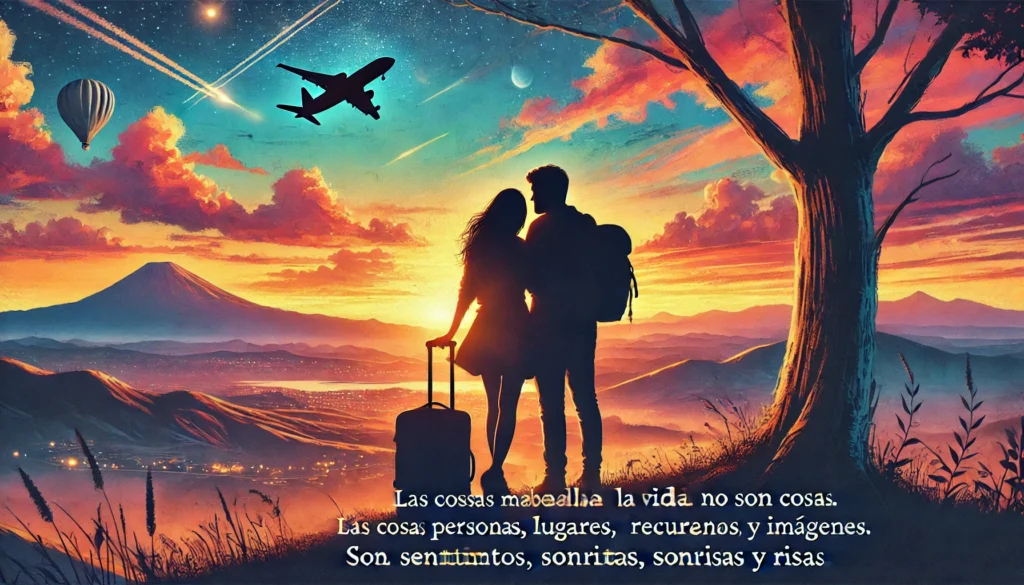 “A veces, un descanso de la rutina lejos de la casa es justo lo que una pareja necesita”.
