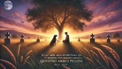 "Aunque ya no estés físicamente a nuestro lado, tu lealtad y amor perdurarán en cada rincón de nuestro hogar. Siempre serás nuestro fiel compañero."