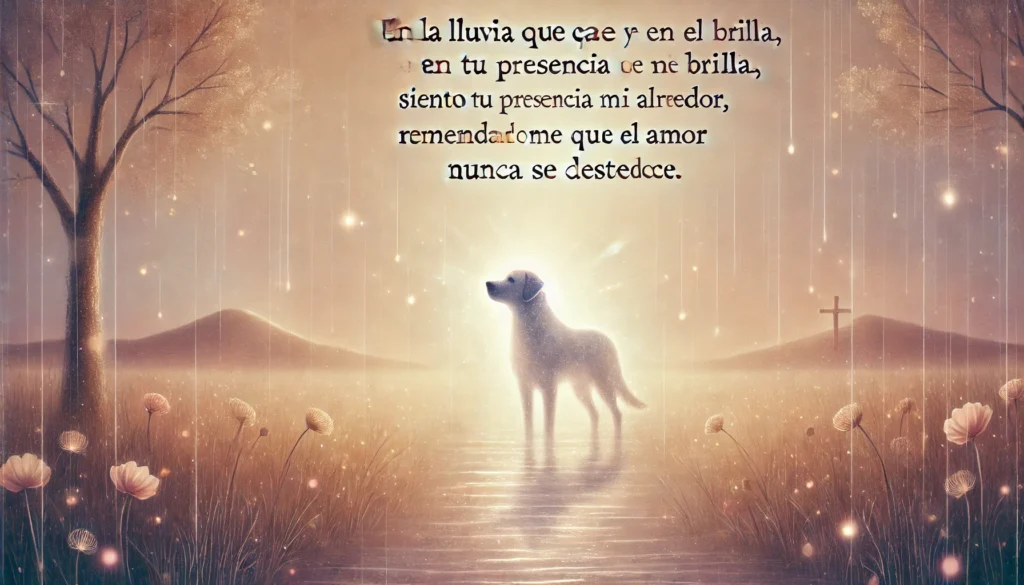 "Tus ladridos alegres aún resuenan en nuestros corazones, recordándonos la felicidad que trajiste a nuestras vidas."
