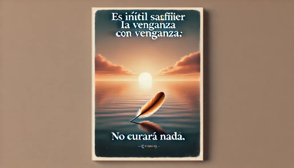 5. ¡Mi venganza acaba de empezar! La esparciré a través de los siglos, y el tiempo está de mi lado (Bram Stoker)
