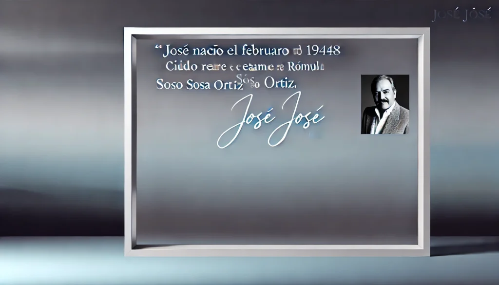 3. Durante su carrera, José José lanzó más de 30 álbumes y vendió más de 100 millones de copias en todo el mundo.

