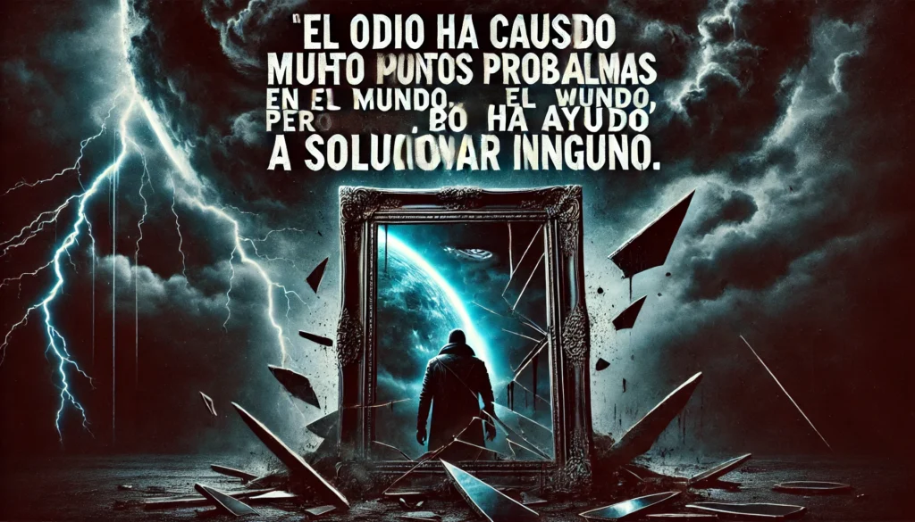 10. El odio abiertamente profesado carece de oportunidad para la venganza.

